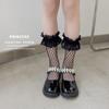 Children Girl Calf Sock Lace Lolita White Black Color Knee High Sock for Kids Girl Summer Fishnet Mesh Sock Clothes Accessories