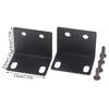 1 Set Metal 1U Rack Mount Ear Mounting Jointing With Screw Cap For Frame Box High Qulaity Wireless System Receiver Host