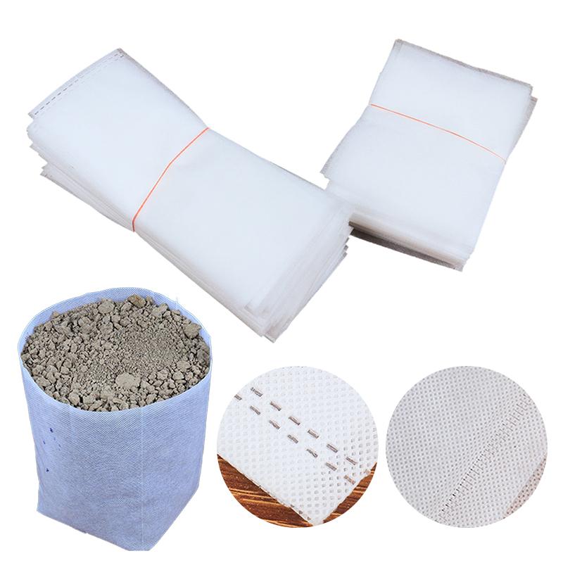 100 шт. Нетканые мешки для выращивания рассады, биоразлагаемые мешки для питомника семян, мешочки для посева растений, семян, цветочные горшки, мешочек, товары для дома и сада