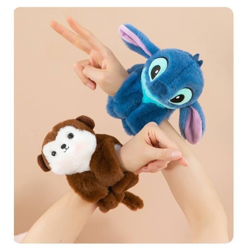 Soft And Cuddly Cartoon Animal Plush Capybara Slap Bracelet For Children