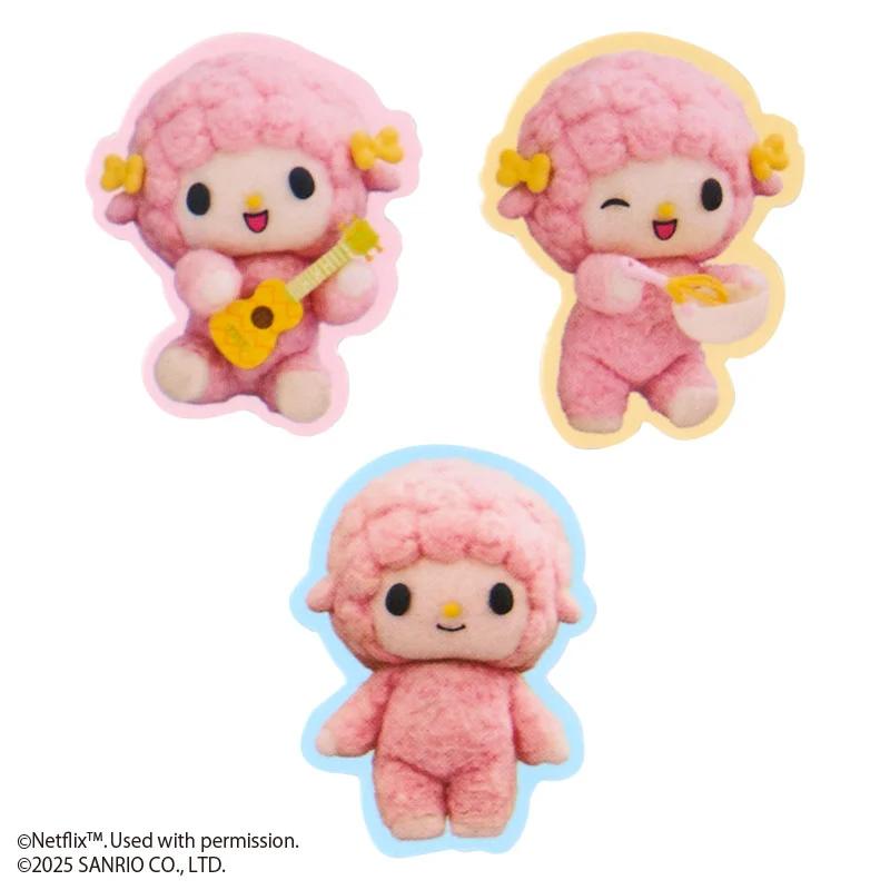 Набор наклеек Sanrio ( Оригинальное аниме Netflix My Melody & Kuromi ) NEW