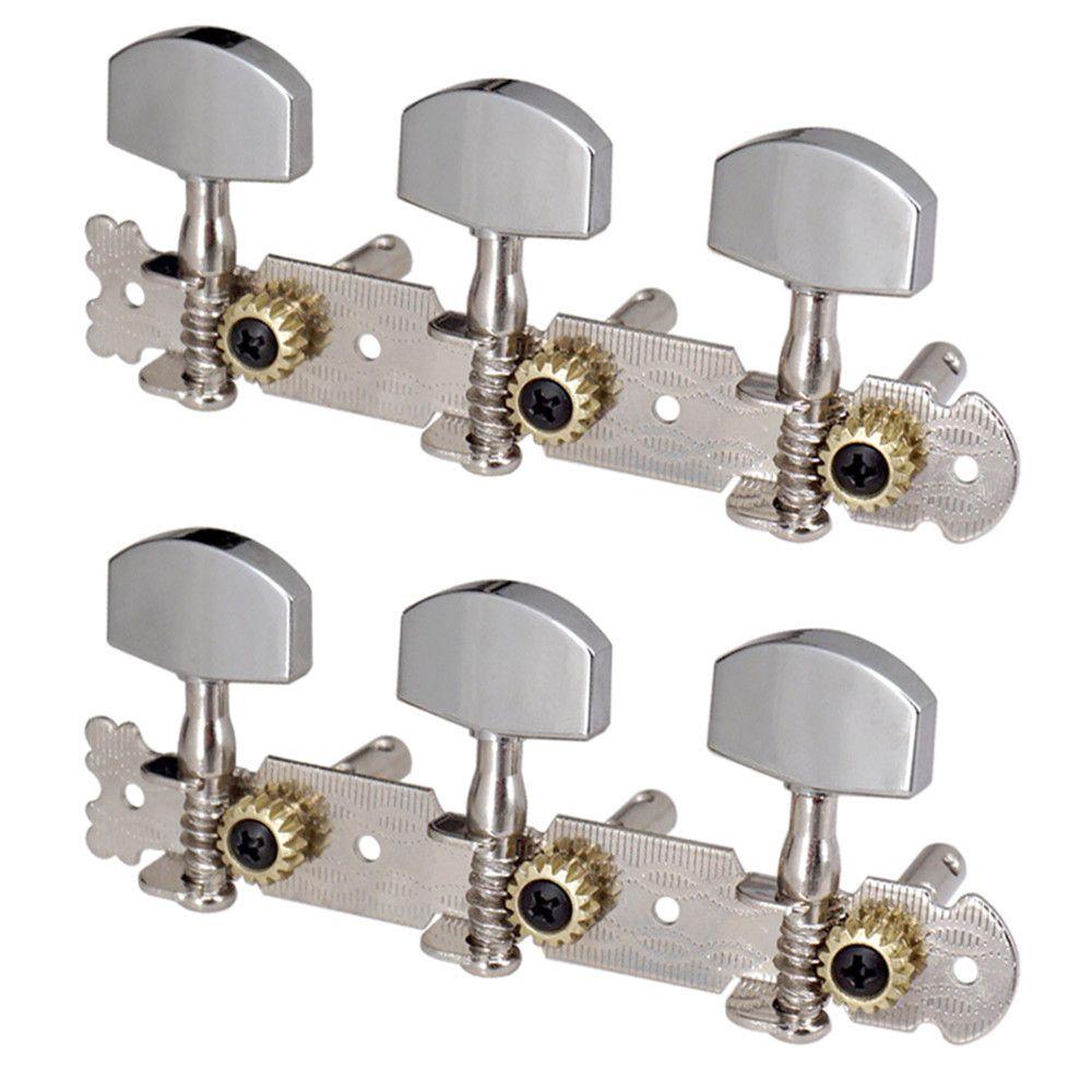 Sealed String Knob Bass Guitar Tuning Pegs Folk Guitar Accessories Machine Heads Tuners L R Triplet