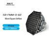 NANLITE 60 Восьмиугольный софтбокс с сотами для крепления Bowens/FM