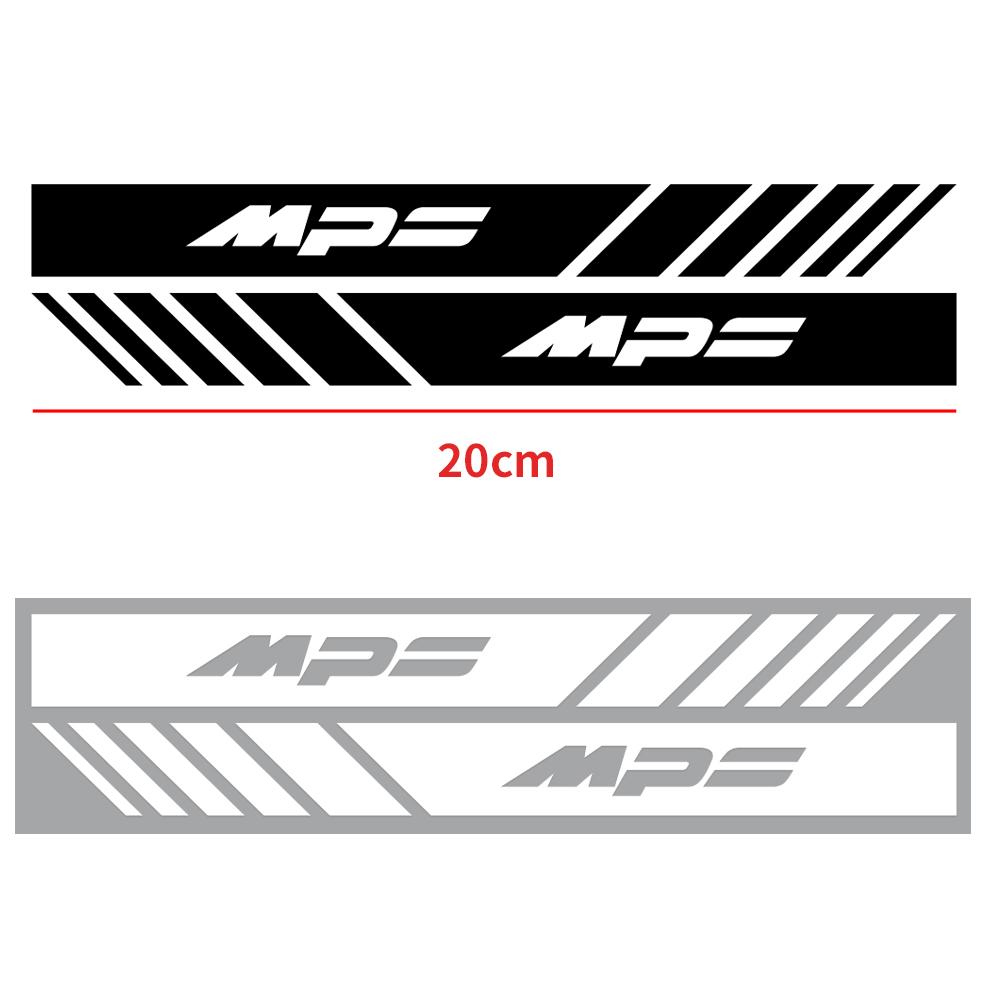 Car Badge Rearview Mirror Decoration Decals Stickers Auto Accessories For Mazda MS MPS 6 CX-3 CX-5 CX-8 Atenza Axela 2 3 5 Demio FF20