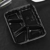 Baichufang 5-Compartment Disposable Plastic Food Containers