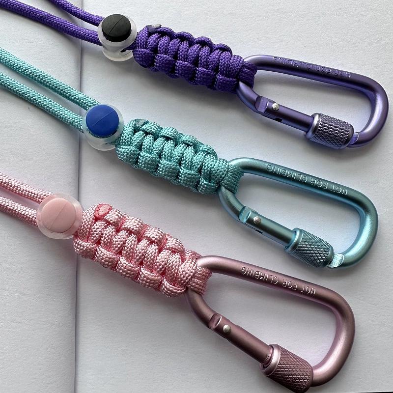 Зонт веревка плетеная пряжка для бутылки с водой металлический крючок портативный шнур для напитков альпинистский рюкзак замок с ключом быстрая подвеска EDC