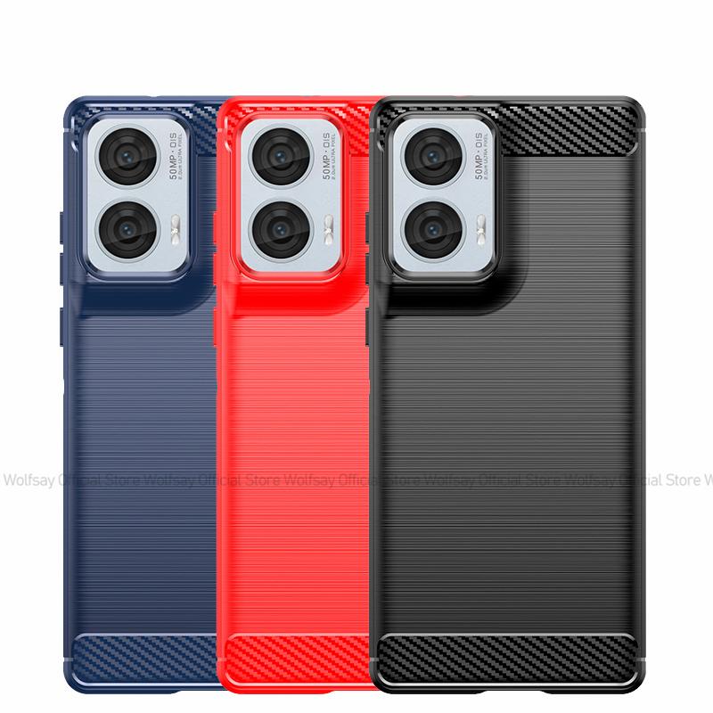 For Motorola Moto Edge 50 Fusion Case Motorola Moto Edge 50 Fusion Cover Bumper Shockproof Silicone TPU Protective Phone Cover