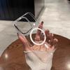 Подходит для iPhone15 Прозрачный магнитный чехол для телефона 14promax Apple Magsafe Противоударный 13 Защитный чехол 12