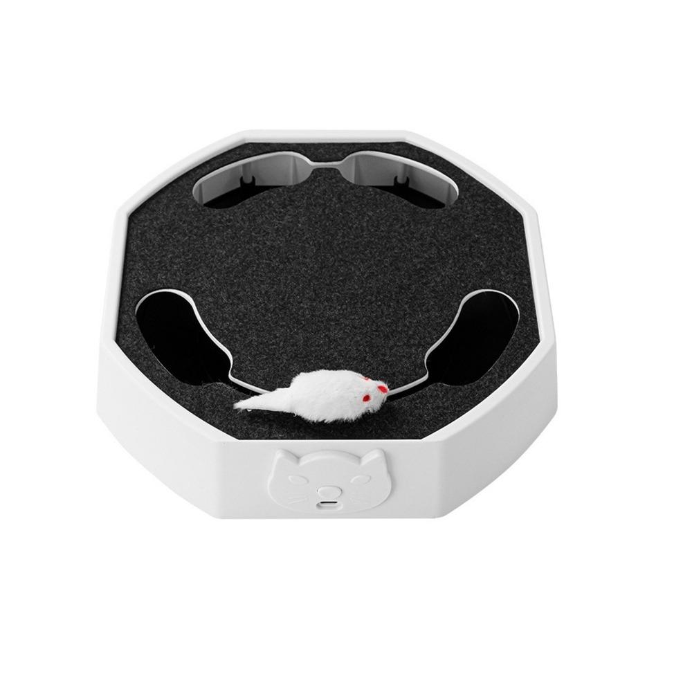 Scratch Resistant Automatic Mouse Follow Toy Adjustable Interactive Cat Toy For Cats Dogs