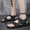 Summer New Trendy Men's Sandals Men's Middle-aged Size Casual Driving Wear Dual-purpose Beach Sandals