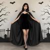 Goth Hallowmas Cloak Chiffon Neck Cape Shawl Casual Light Coat Robe  Party