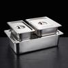 COKRSUPE Thickened Gastronorm 1/1 Food Pan with Lid