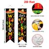 Carnival Circus Door Banner Carnival Cactus Skull 1 Pair Polyester 30x120cm Indoor Outdoor Decor