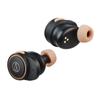 BK Wireless Earphones Wireless Earphones Up To Approximately 21 Hours of Playback Enhanced Call Quality Low Delay Mode Can Be Used with One Ear Black