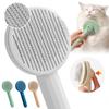 Pet Comb Cat One-click Hair Removal Dog Self-cleaning Comb Circular Massage To Remove Floating Hair Comb