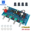 XH-M164 Amplifier Board NE5532 Stereo Pre-amp Preamplifier Tone Board Audio 4 Channels Amplifier Module Control Circuit