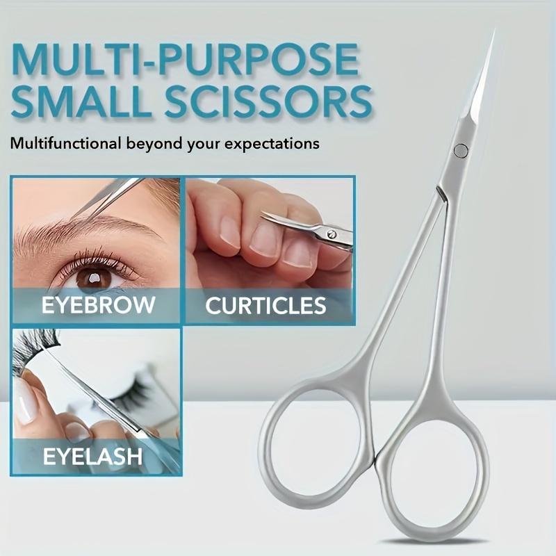 Professional Cuticle Scissors - Precision Stainless Steel Nail Tool for Dead Skin Trimming & Manicure Care, Easy-Grip Design