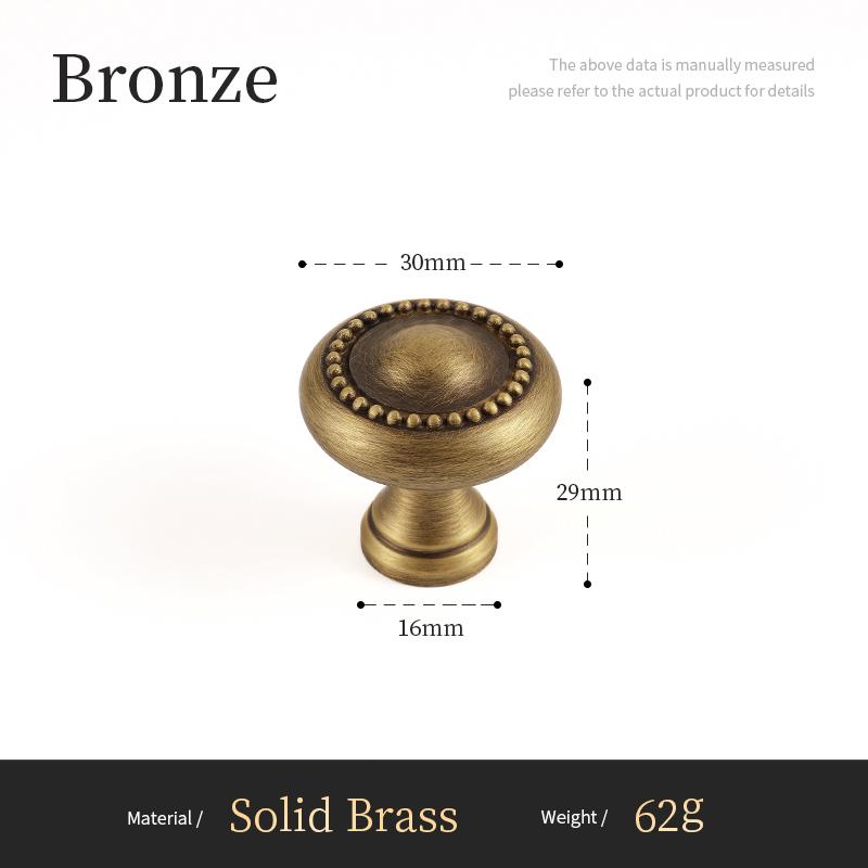 Santaya Antique Brass Cabinet Handles Crown Shape Bronze Furniture Bedroom Wardrobe Door Pulls Kitchen Shoe Box Drawer Knobs