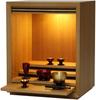 Mini Buddhist Altar Size Body Natural Oak with Ash Height Size 14N "Waltz" (No Doors), 14, Only, Veneer, 42.5cm,