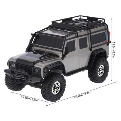 1/10 RC 4 Скалолазный Гусеничный 2.4G Пульт Дистанционного Управления Модель Автомобиля с Щеточным Мотором Игрушка для Детей