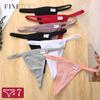 7 шт./компл. хлопковые стринги, трусики, женские сексуальные трусы с Т-образной спинкой, стринги, нижнее белье для девочек, дышащее нижнее белье, женское нижнее белье, бикини