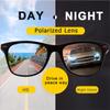 Men's Non-polarized Sunglasses Day Night Dual Use Safety Driving Night Vision Eyewear Light Weight Sport with For Men Women Glasses