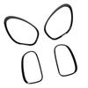 4pcs Headlight and Taillight Bezel Trim 51139801573 for Countryman R60 2010 to 2016 Gloss Black