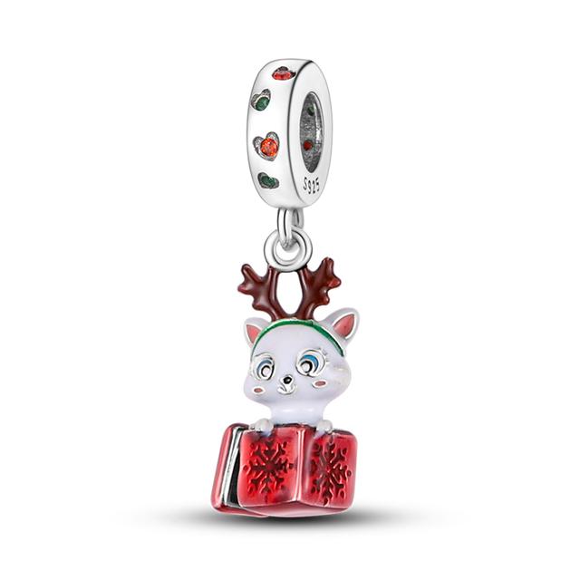 Серия красного цвета, подвески, бусины, серебро 925 пробы, кровавое сердце, автомобиль, клубника, фрукты, висячие, подходят для оригинального браслета, ювелирные изделия своими руками
