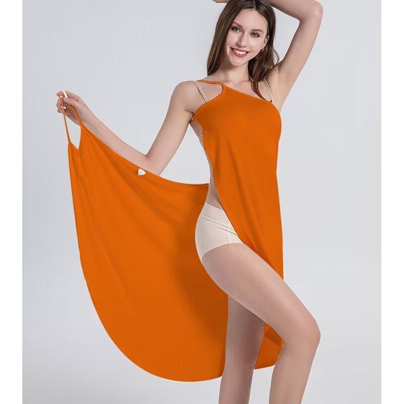 Полотенце, женские халаты, носимое полотенце, платье для женщин, быстросохнущее пляжное спа, волшебное ночное белье, домашний текстиль для сна