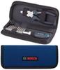 BOSCH Набор с сумкой для хранения 12-предметный Мультитул Отвертка, Биты, Плоскогубцы, (Номер продукта 2607017520)