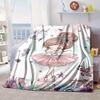 Dancing Ballerina In Pink Blanket Flannel Blanket Throw Blanket Sofa Cover Blanket Soft Premium Blanket Picnic Blanket Tv Blanket Gifts