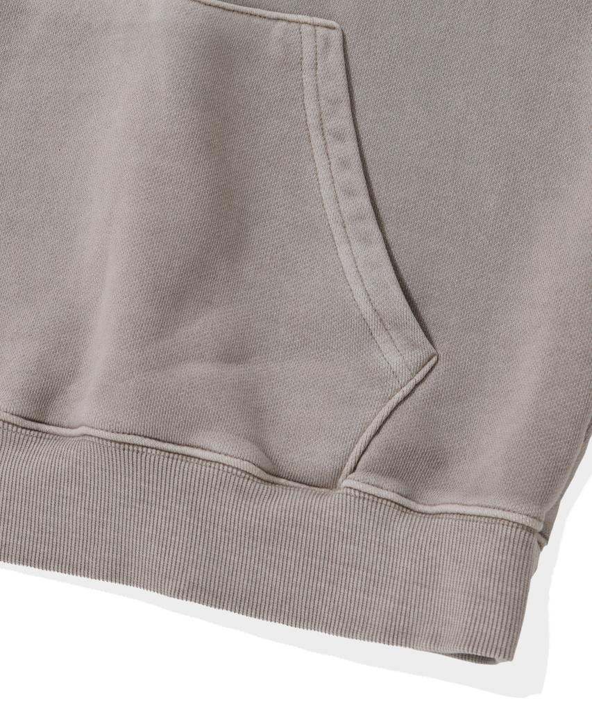 [M~4XL] Худи с логотипом Arch, пигментная печать_Бежевый