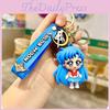 Очаровательный брелок Сейлор Мун Милый мультяшный аксессуар для ключей Красочная ПВХ фигурка