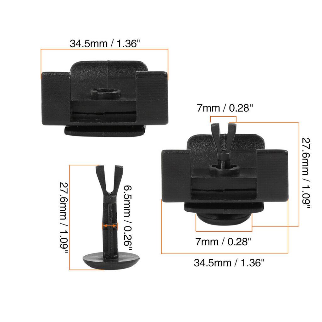 5 комплектов зажимов для крышки бампера переднего крыла 53879-58010 47749-58010 для Toyota