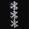 3 шт. белые снежинки искусственные рождественские фестивальные вечерние украшения для домашнего декора