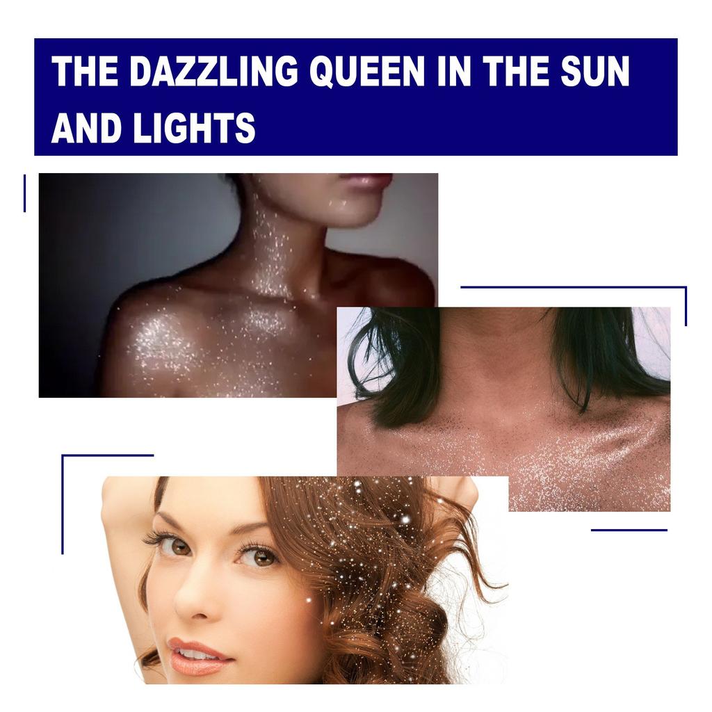 Glitter Spray 60ml Glitter Spray For Hair And Body Body Glitter Spray Glitter Powder Spray Hair Body Glitter Spray Nightclub Party