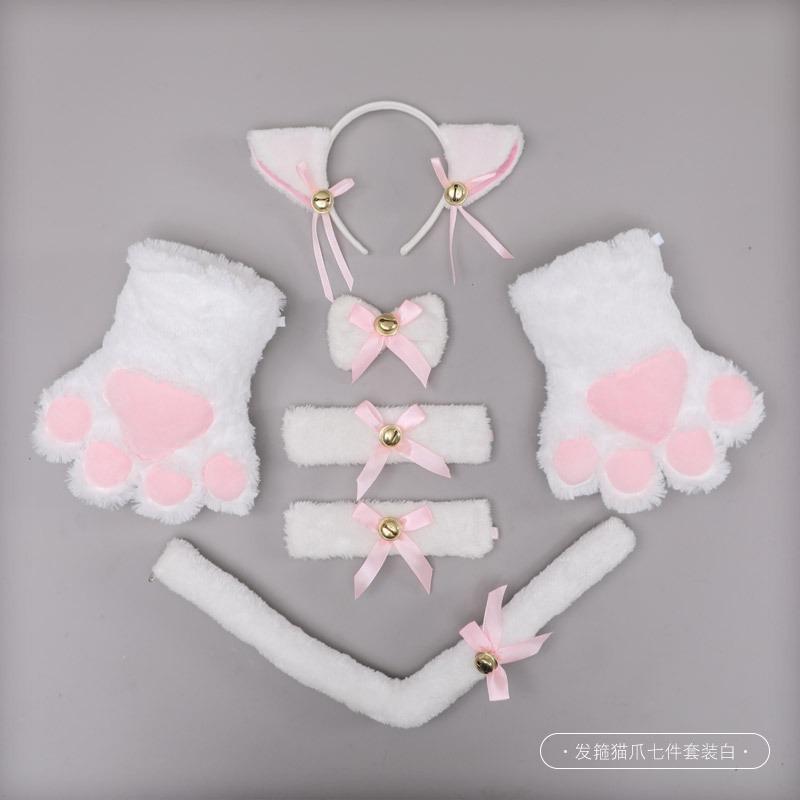 Милая плюшевая лапа кошки Faceu, реквизит для косплея, перчатки-лапы кошки