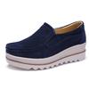 Spring Autumn Women Platform Shoes Ladies Loafers Genuine Leather Comfort Soft Moccasins Casual Flats Shoes Slip On Sneakers