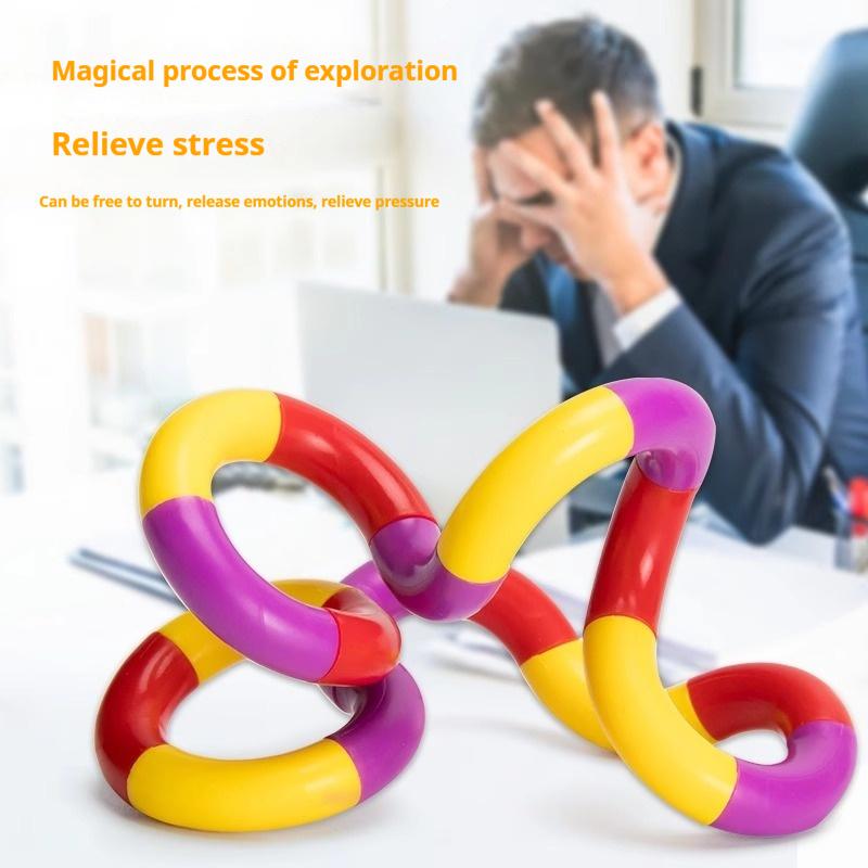 Тангл Синдром дефицита внимания и гиперактивности Тренировка концентрации Расслабление пальцев Снятие стресса Игрушка-твист с музыкой