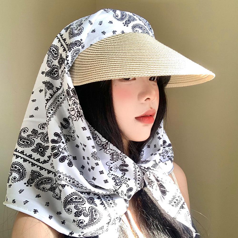 Fashion French Retro Headscarf Hat Sweet Loli Quick Drying Sun Hat Lace-Up Foldable Peaked Cap For Women Spring And Summer