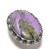 Натуральный драгоценный камень пурпурит, ювелирное кольцо из стерлингового серебра 925 пробы, размер 9 u5P36
