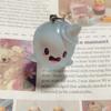 Halloween Jelly Ghost Keychain 3D Cartoon Glow-In-The-Dark Elf Pendant Holiday Gift