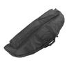 Compound Bow Bag Canvas Large Capacity Comfortable Grip Portable Bow Bag with Arrow Pocket for Outdoor 115cm Black
