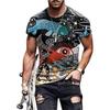 Men's Graphic Tribal Shirt T Shirt Tee Short Sleeve T Shirt 3D Print Crew Neck Shirt Vintage Designer Ethnic Style Casual Daily Weekend