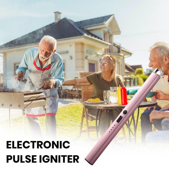 Electric Rechargeable Igniter Windproof Compact Size Portable Barbecue Stove Igniter Camping Accessories