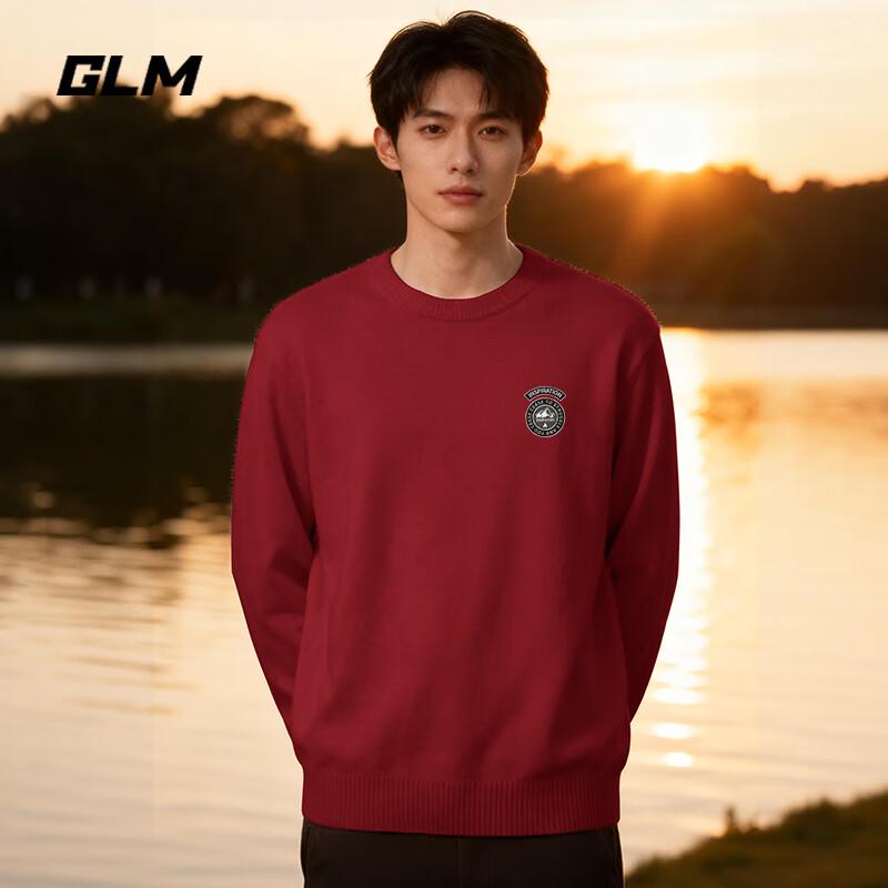 GLM Men's 2025 Autumn/Winter Round Neck Pullover Sweater