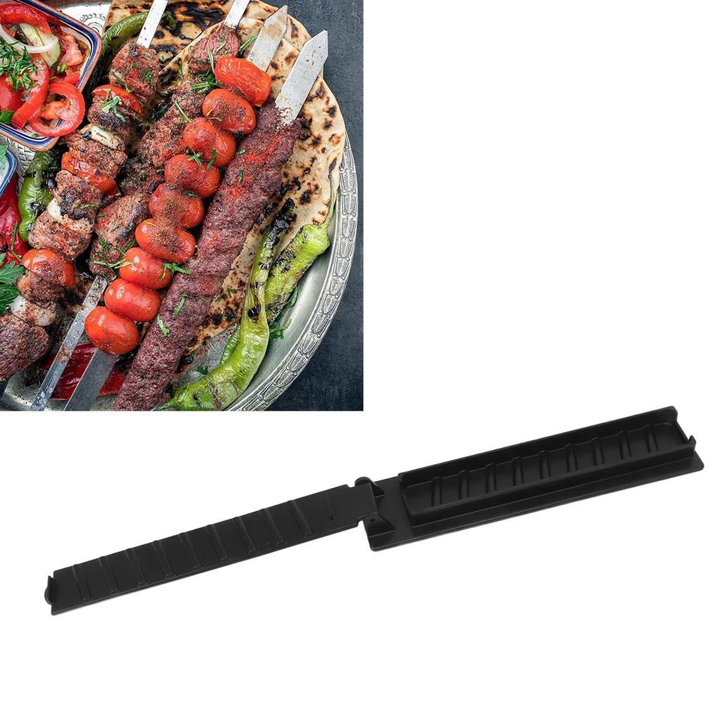 Форма для шампуров для барбекю, однорядная, для приготовления кебаба, машина для нанизывания мяса на шампуры для барбекю, инструменты для барбекю на открытом воздухе