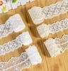 Good Quality Cheap 4.5meters/lot 4-6cm Wide Retro White/beige Cotton Embroidered Lace Accessories Trimming Lace Skirt Hem Accessories