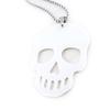[J1376] — Белое дизайнерское колье «Череп»