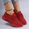 Spring And Autumn New Women'S Casual Lace Up Comfortable, Breathable, Lightweight And Wear-Resistant Sports Shoes